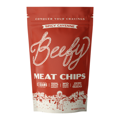 Spicy Cayenne Meat Chips, 2.5oz