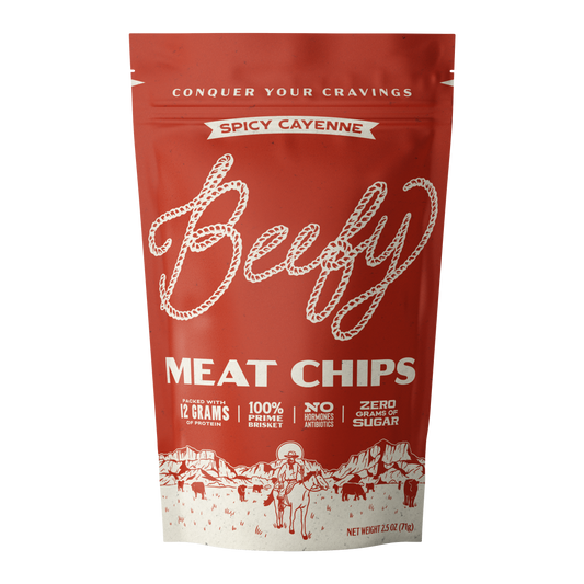 Spicy Cayenne Meat Chips, 2.5oz