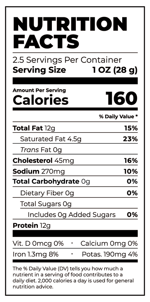 Original Meat Chips, 2.5oz