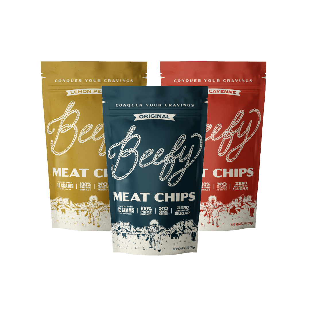 Meat Chips Variety Pack, 2.5oz