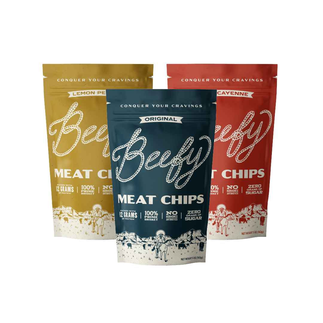 Meat Chips Variety Pack, 5oz