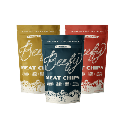 Meat Chips Variety Pack, 5oz