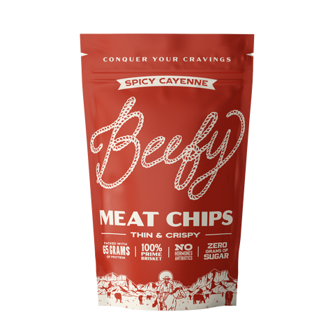 Spicy Cayenne Meat Chips, 5oz